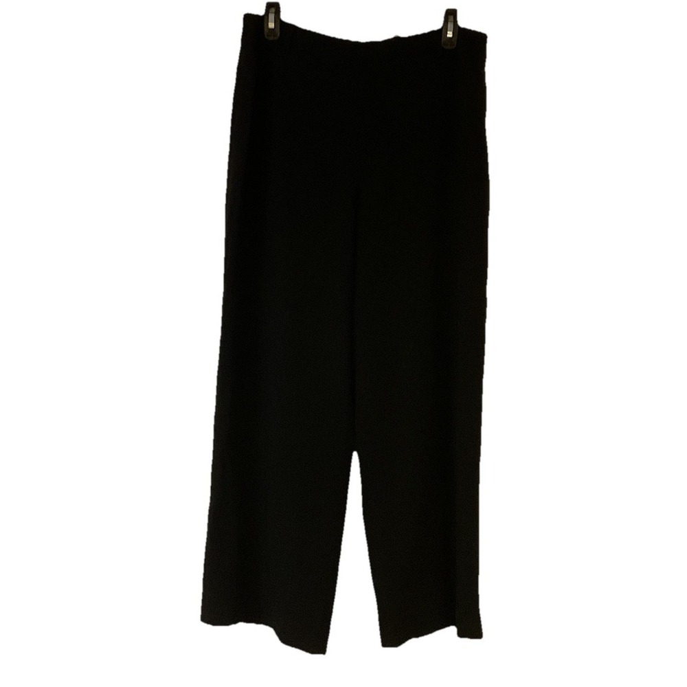 Talbots Pants Women Size 12 Petites Black Bootcut Dress Pant Career Classic